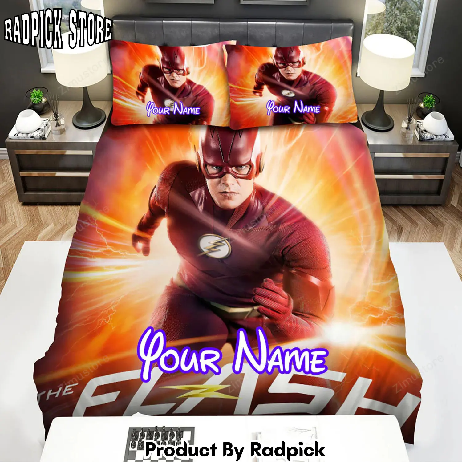 Radpick the flash the complete fifth season poster bed sheets duvet cover personalized name bedding sets rp3271271